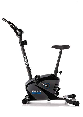 Zipro - Cyclette magnetiche per adulti, per fitness, fino a 120 kg, massa volano di 6 kg, nero, taglia unica