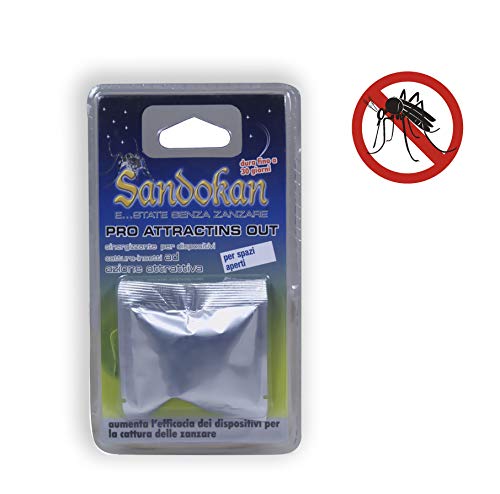 Sandokan Capsula Attrattiva per dispositivi cattura insetti anti zanzara Mosquito Killer