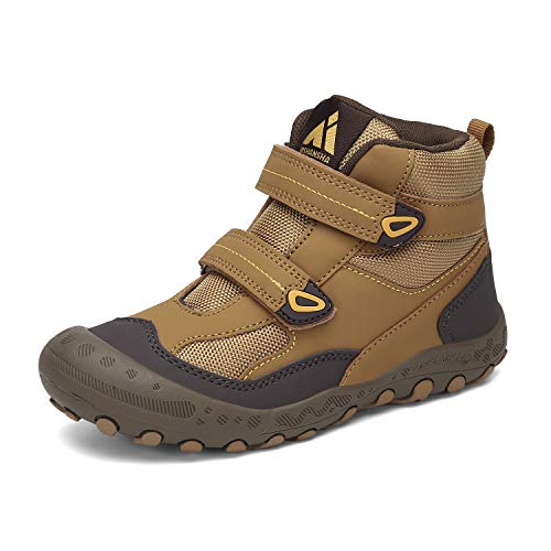 Mishansha Scarpe da Escursionismo per Bambine e Ragazze Esterno Sportive Trekking Scarpe Unisex-Bambini Unisex Marrone C 24 EU