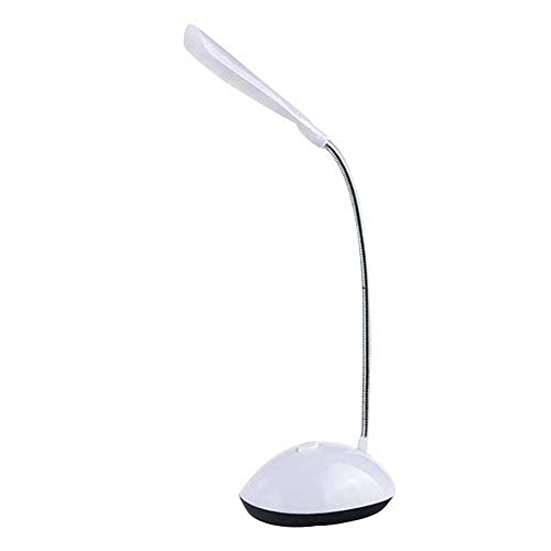 RIsxffp - Mini lampada da scrivania girevole a 360 gradi, per bambini, a LED, luce di lettura bianca