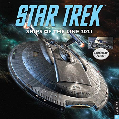 Star Trek Ships of the Line 2021 Calendar: Landscape Format