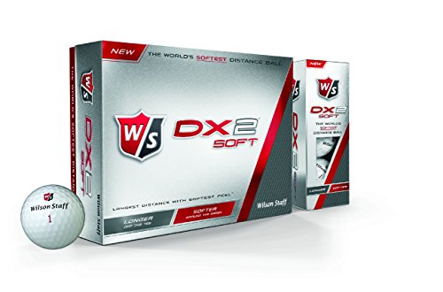 Wilson Dx2 Soft, Palla da Golf Uomo, Bianco, Uomini