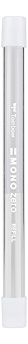 Tombow ER-KUR - Ricarica per gomme di precisione Mono Zero, Punta Rotonda, Diametro 2,3 mm (10 Pezzi)