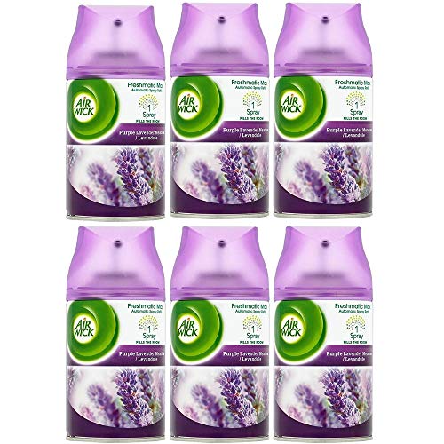6 x Colors of Nature lavanda di crescita Airwick Fresh Matic Max Freshener – 250 ml