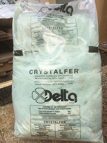 Solfato di ferro 25kg contro clorosi ferrica delle colture