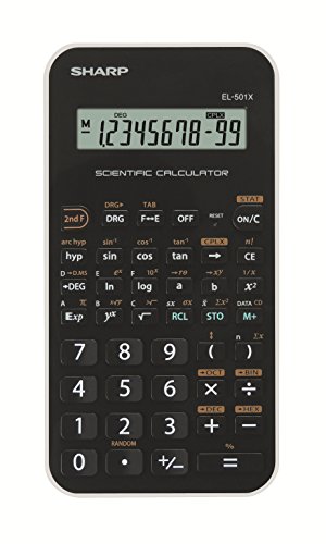 Sharp EL501XBWH Calcolatrice Scientifica