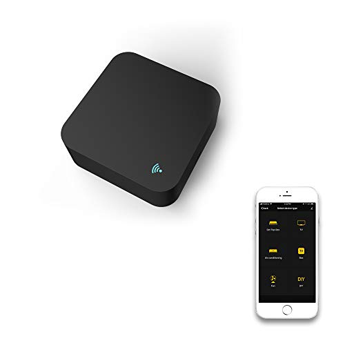 Smart WiFi Telecomando IR WiFi (2.4 Ghz) Telecomando universale a infrarossi abilitato per condizionatore d'aria TV Ventilatore DVD Uso dell'APP Tuya Smart Life Compatibile con Alexa