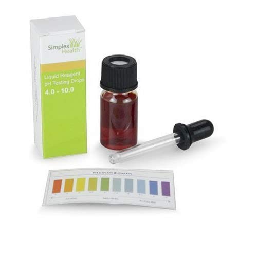 SIMPLEX SALUTE PH Test Kit / GOCCE PER ACQUA DA BERE & SALIVA PH Test - Alcalina Ph Acqua test kit