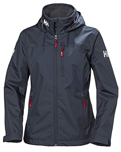 Helly Hansen W Crew Hooded Midlayer Jacket, Giacca Impermeabile Donna, Marina Militare, L