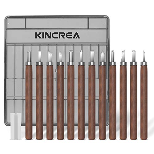 Set Tools for Carving Kincrea SK9 Coltello per intaglio del legno 12 Pics Advanced Wood JA024