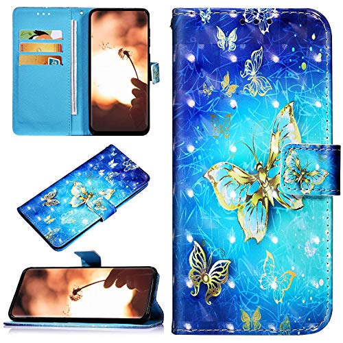 Robinsoni Custodia Compatibile con Huawei P Smart Plus Case Portafoglio Cover Libro Case Pelle PU Antiurto Case Wallet Taccuino Cover Libretto Cartone Animato Case Folio Flip Cover Colorato Cover