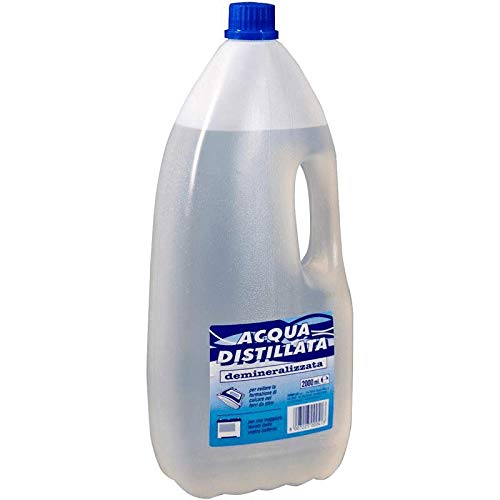 Chimiplast - Acqua Distillata, Demineralizzata - 6 Pezzi da 2000 Ml [ Totale 12 Litri ]