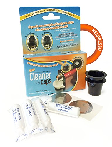 Kit di pulizia per macchine Nespresso gruppo erogatore e decalcificante
