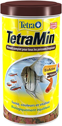 Tetra tetramin – Alimentazione completa e equilibrée in fiocchi per pesci tropicali – Formula BioActive brevettata rafforza le difese immunitarie – 200G/1000ml