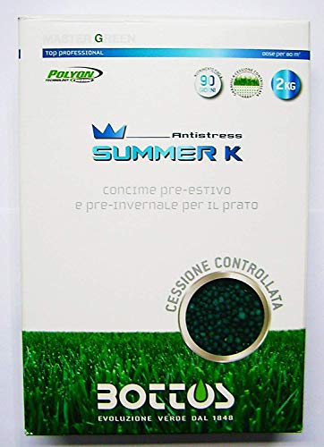 Bottos Concime Fertilizzante per Prato Bottos Summer K 10-0-30 - kg 2