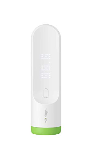Withings Thermo: termometro temporale intelligente, adatto per neonati, lattanti, bambini e adulti, nessun contatto richiesto