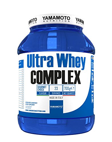 Yamamoto Nutrition Ultra Whey COMPLEX integratore alimentare per sportivi a base di proteine del siero di latte concentrate (Whey Concentrate) ed Isolate (Whey Isolate) (Cioccolato, 700 grammi)