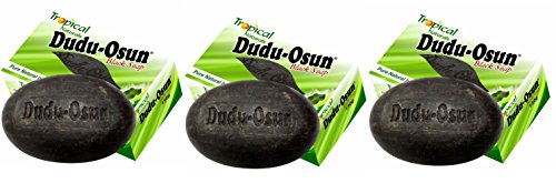 Dudu Osun sapone nero africano naturale puro tropicale 150 g – Confezione da 3