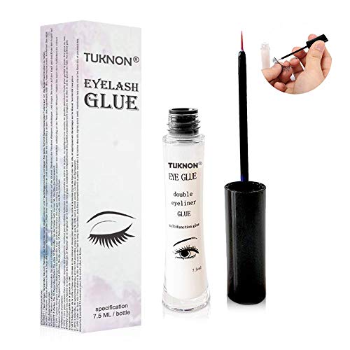 Colla Extension Ciglia, Colla per Ciglia, Colla per Ciglia Finte, Eyelash Glue, Glue Eyelashes, Asciugatura Rapida per Ciglia Adesivo per L'estensione delle Ciglia Eyelash Extension Glue, 7.5ml