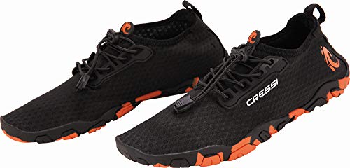 Cressi Molokai Shoes, Calzature Sportive Multiuso Unisex Adulto, Nero/Arancio, 42