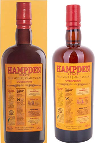 Hampden Estate Pure Single Jamaican Rum OVERPROOF 60° (1 x 0.7 l)