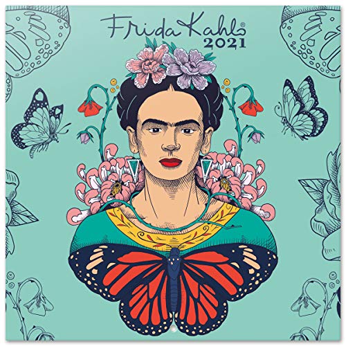 Calendario 2021 da Muro Frida Kahlo, calendario 2021 da muro vintage, 16 mesi, 30x30 cm