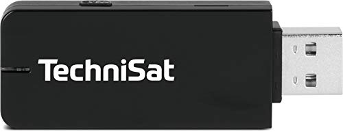 TechniSat TELTRONIC ISIO - Adattatore Wi-Fi dual band USB (per l'inserimento wireless di dispositivi TechniSat ISIO selezionati nella rete domestica), nero