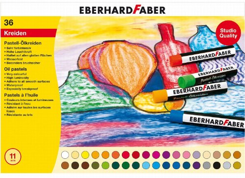 Eberhard Faber 522036 - Set di pastelli a Olio, 36 pz. in Confezione di Cartone