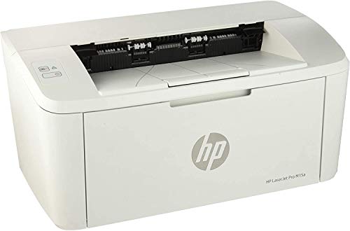 HP LaserJet Pro M15a Stampante Monofunzione Bianco e Nero, Solo USB, 18 ppm, Bianco
