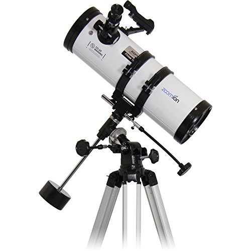 Zoomion Philae 114/500 EQ riflettore telescopio - Cannocchiale astronomico con treppiede, Supporto e oculari per Bambini e Principianti