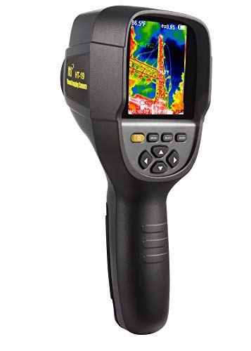 Nuova termocamera ad infrarossi per imaging termico ad alta risoluzione 320 x 240. Modello HTI-19 con 300.000 pixel migliorati, schermo da 3.2