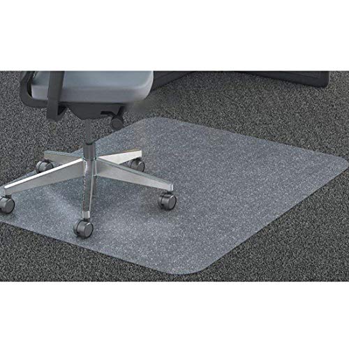 GIOVARA Sedia Trasparente Antiscivolo per Pavimenti in Pile Carpet, Rettangolare, Alta resilienza, Medio-Basso, Non-Recycling Materiale, 90x120cm (3'x4')