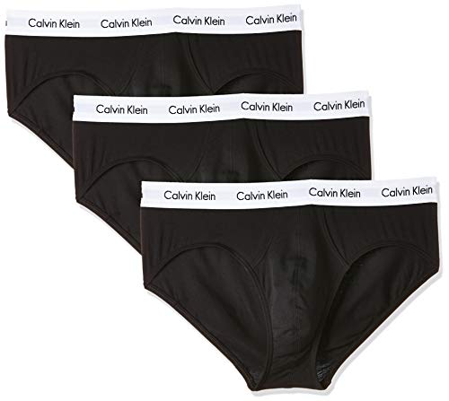 Calvin Klein - Biancheria intima Cotton Stretch 3 Pack, Uomo, Nero (Schwarz (001 ), XL