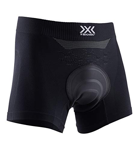 X-Bionic Energizer 4.0 Light Boxer Shorts Padded Men, Uomo, Opal Black/Arctic White, XXL
