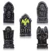 TOYANDONA Decorazioni Della Lapide Delle Lapidi Del Cimitero Della Schiuma di Halloween Del Pacchetto di 5 per Le Decorazioni Della Lapide Delle Decorazioni Dell'iarda di Halloween