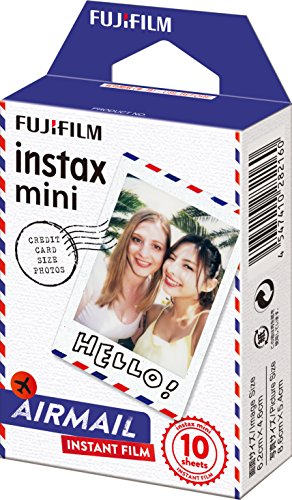 Fujifilm 16432657 Instax Mini Air Mail sviluppo istantaneo nero