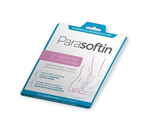 Parasoftin, calzini per rimuovere i calli, urea e acido lattico, 2 da 20 ml [etichetta in lingua italiana non garantita]