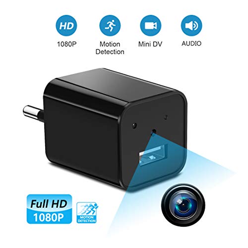 Supoggy Mini telecamera spia nascosta telecamera HD Nanny Full HD 1080P piccola, registrazione video e rilevamento del movimento per casa, automobile, drone, ufficio