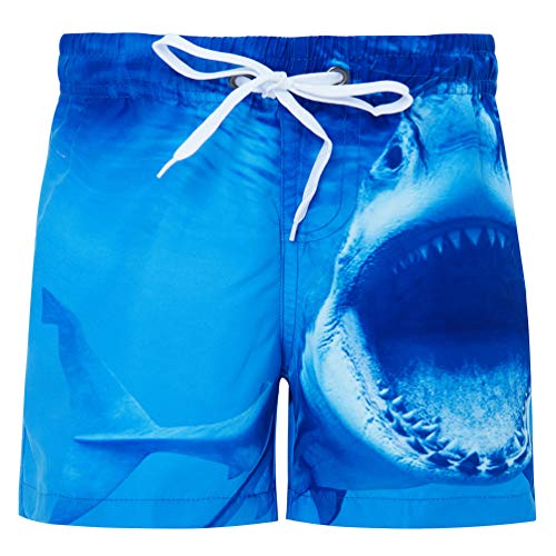 Fanient Costume da Bagno per Bambini in 3D Graphic Swim Trunks per Bambini