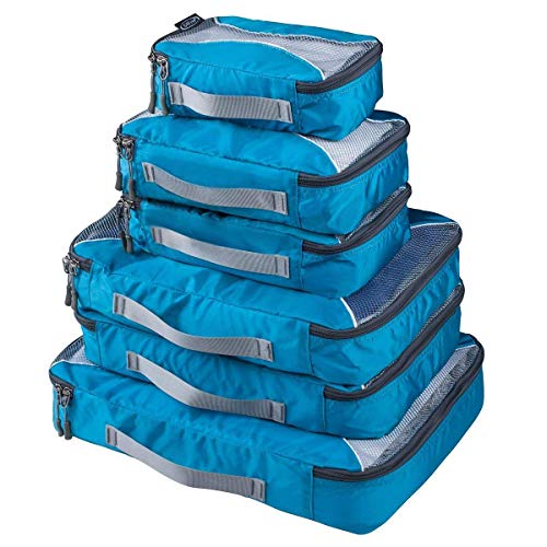 G4Free 3pcs/6pcs/7pcs Packing Cubes Organizzatore di Valigie Organizzatore di Valigie Bagagli Set da Viaggio