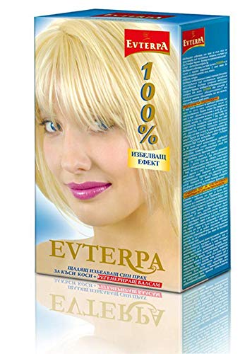 Polvere decolorante blu morbida Evterpa per capelli corti - 40 vol.40 ml + polvere decolorante 12gr / polvere decolorante