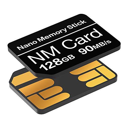 Scheda NM 128GB 90 MB/S Scheda di memoria Nano Solo scheda Nano Adatto per Huawei P30/P30pro/P40 Serie/Serie Mate20/Serie Mate30 Nano Scheda da 128GB