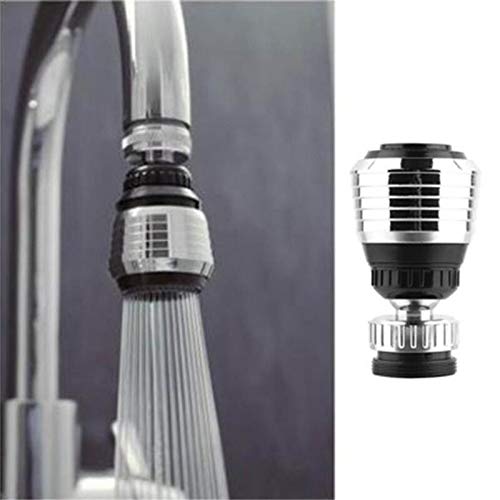 KUANGQIANWEI - Ugello per rubinetto girevole a 360°, adattatore per filtro dell'acqua, purificatore d'acqua, diffusore di acqua e accessori da cucina