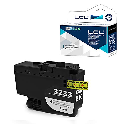 LCL Cartucce d'inchiostro Compatibile LC-3233 LC3233 XL LC3233XL LC-3233BK LC3233BK (1Nero) Sostituzione per Brother DPC-J1100DW, MFC-J1300DW