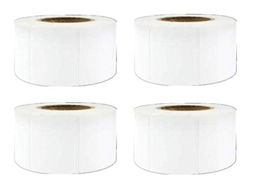 4 Rotoli 3200 pezzi etichette 40 mm x 30 mm adesivo termico carta etichetta prezzo supermercato bianco etichetta stampa diretta impermeabile