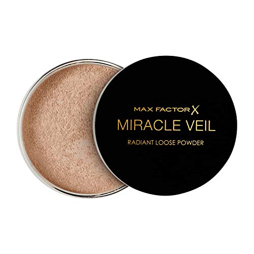 Max Factor Miracle Veil Radiant Loose Powder, Cipria in Polvere Libera a Lunga Durata, 4 g