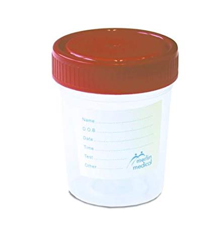 Urine Specimen Cups, Non-Sterile, 100ml, Pack of 30