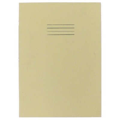 Rhino B - Quaderno per esercizi, formato A4, 64 pagine, confezione da 10, molore: Nocciola lucido