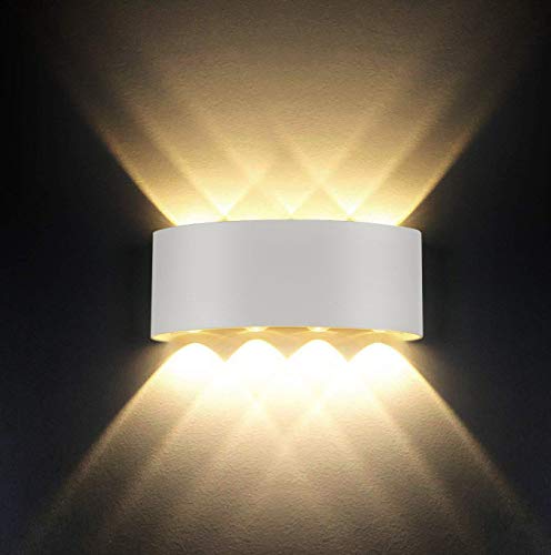 Lampada da parete,Moderno 8W LED Interni Applique da parete decorativa per soggiorno,camera da letto,corridoio,scale,percorso