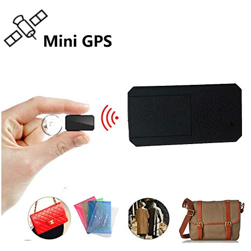 Winnes Mini GPS Tracker, Magnetica Micro localizzazione GPS Anti Theft in Tempo Reale Locator GPS per a Mano Borsa Lettere Tasche Scuola Documenti Importanti perduto Finder Tracker tk901 Nero